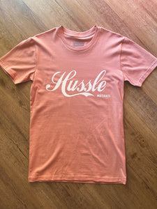 Hussle & Motivate Tee Rose