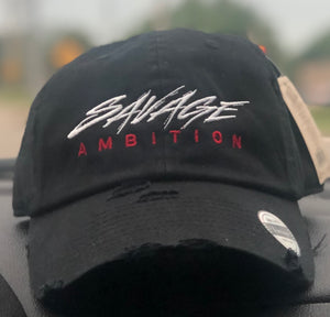 DISTRESSED SVG AMBITION HAT